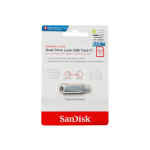 فلش 64 گیگ سن دیسک Sandisk Dual Drive Luxe OTG Type-C USB 3-1 64 GB-1.png