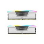 رم کامپیوتر Corsair VENGEANCE RGB White 64GB Dual 6000MHz CL40 DDR5 - Image 2