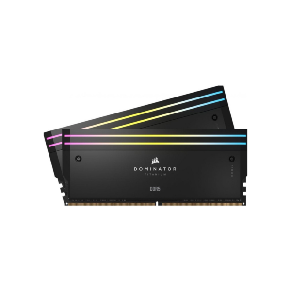رم کامپیوتر Corsair DOMINATOR TITANIUM RGB DDR5 32GB 6600MHZ CL32 DUAL
