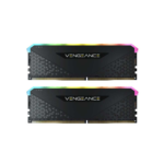 رم کامپیوتر Corsair VENGEANCE RGB RS Black 16GB DUAL 3600MHz CL18 DDR4