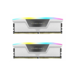 رم کامپیوتر Corsair VENGEANCE RGB White 32GB Dual 5200MHz CL40 DDR5