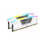 رم کامپیوتر Corsair VENGEANCE RGB White 32GB Dual 5200MHz CL40 DDR5 - Image 2