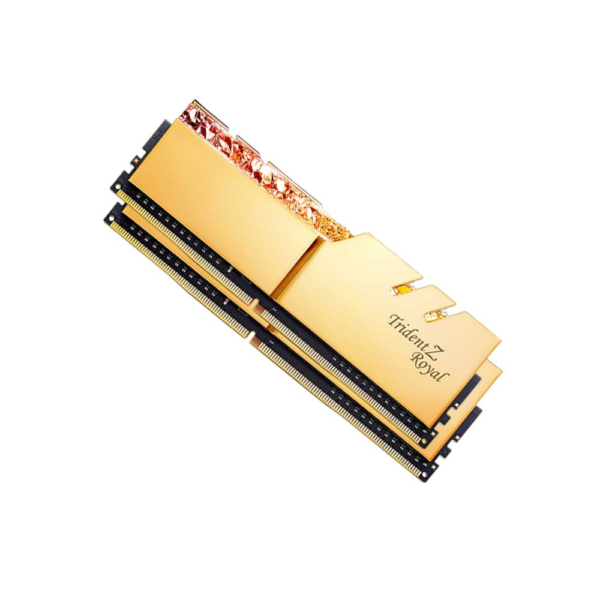 رم کامپیوتر G.Skill Trident Z Royal Gold 16GB DUAL 4000MHz CL18 DDR4