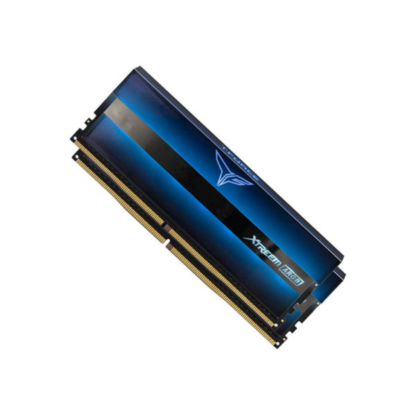 رم کامپیوتر TeamGroup T-Force Xtreem ARGB Blue 32GB Dual 3200MHz CL16 DDR4