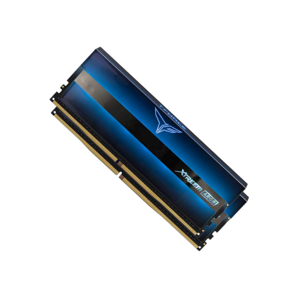 رم کامپیوتر TeamGroup T-Force Xtreem ARGB Blue 64GB Dual 3200MHz CL16 DDR4