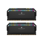 رم کامپیوتر Corsair Dominator Platinum RGB Black 32GB DUAL 5200MHz CL40 DDR5 - Image 3