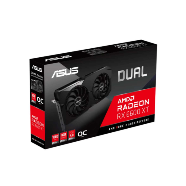 کارت گرافیک ایسوس Asus Dual Radeon RX 6600 XT OC Edition 8GB GDDR6