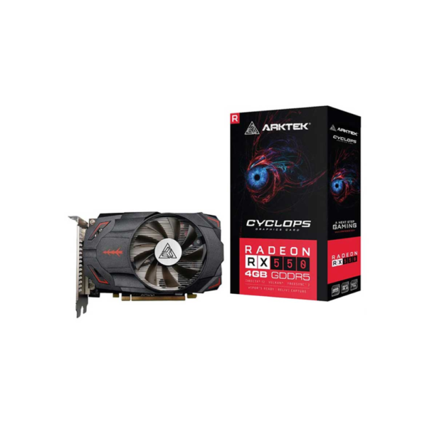 کارت گرافیک آرک تک Arktek Radeon RX 550 4G DP GDDR5