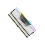 رم کامپیوتر Corsair VENGEANCE RGB White 64GB Dual 5200MHz CL40 DDR5