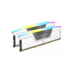 رم کامپیوتر Corsair VENGEANCE RGB White 64GB Dual 5200MHz CL40 DDR5 - Image 2