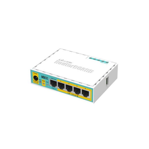 روتر و اکسس پوینت بی‌سیم میکروتیک Mikrotik RB750UPr2 | hEX PoE lite