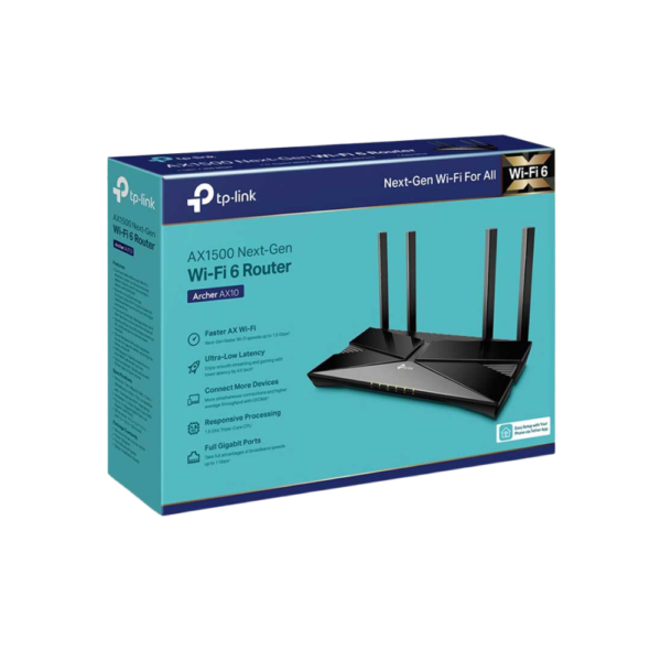 روتر بی‌سیم گیگابیت و دوباند تی پی لینک TP-Link Archer AX10 AX1500 Wireless Wi-Fi 6