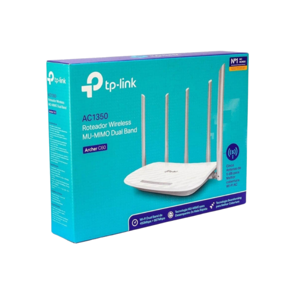 روتر بی‌سیم و دوباند تی پی لینک TP-Link Archer C60 AC1350 Wireless Dual Band