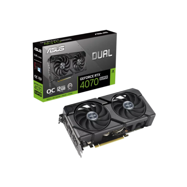 کارت گرافیک ایسوس Asus Dual GeForce RTX 4070 SUPER EVO OC Edition 12GB