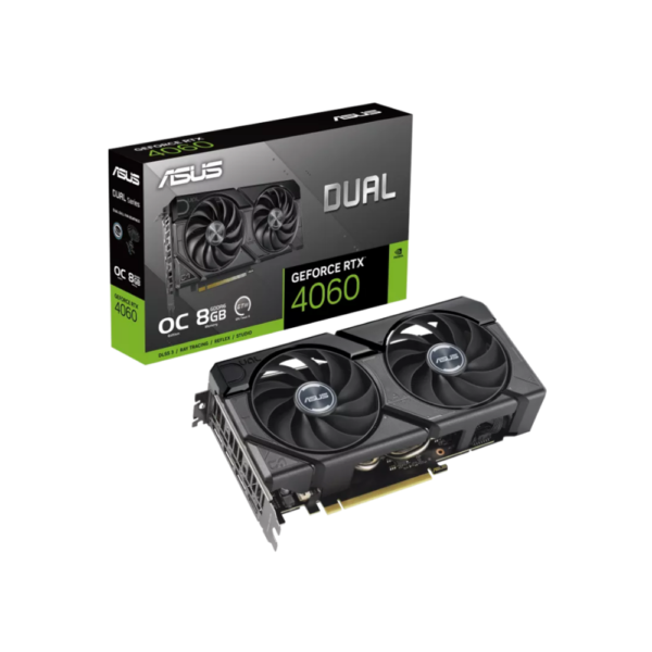کارت گرافیک ایسوس Asus Dual GeForce RTX 4060 EVO OC Edition 8GB GDDR6