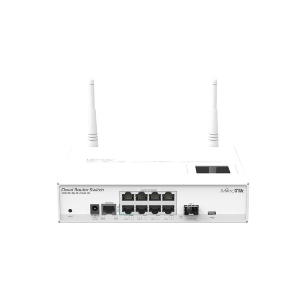 کلود روتر سوئیچ 8 پورت میکروتیک Mikrotik CRS109-8G-1S-2HnD-IN 8-port Gigabit Cloud Router Switch