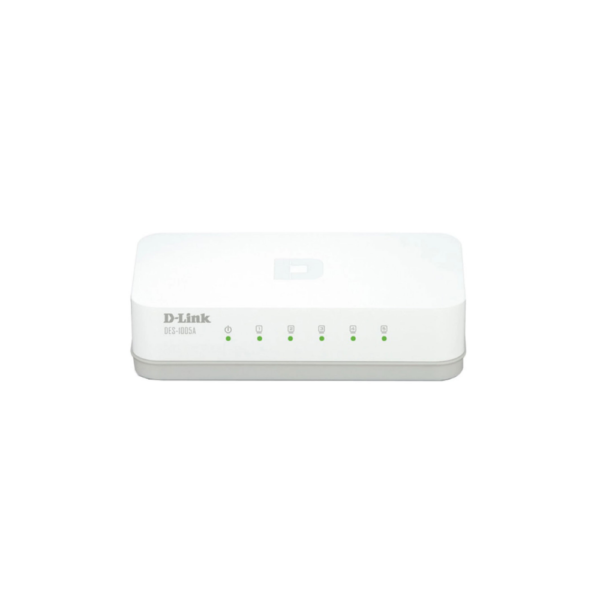 سوییچ 5 پورت مگابیت و دسکتاپ دی لینک D-Link DES-1005C 5PORT SWITCH