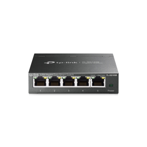 سوییچ 5 پورت گیگابیت و دسکتاپ تی پی لینک TP-LINK TL-SG105E 5-Port 10/100/1000Mbps Desktop Switch