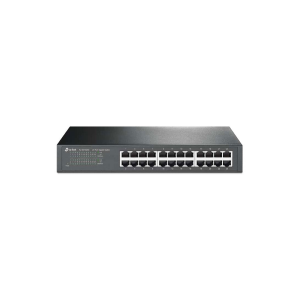 سوييچ 24 پورت گيگابيت و دسکتاپ/رکمونت تی پی لينک TP-LINK TL-SG1024D 24-Port Gigabit Desktop/Rackmount Switch