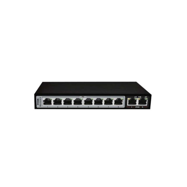 سوئیچ 10 پورت POE دی لینک D-Link DGS-F1010P 10 Port Desktop Switch
