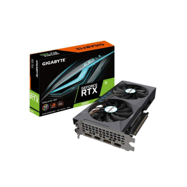 کارت گرافیک گیگابایت GIGABYTE Nvidia Geforce RTX 3060 Eagle OC 12G GDDR6 192Bit