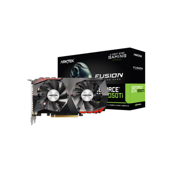 کارت گرافیک آرک تک Arktek Fusion GTX 1050 TI GDDR5 4GB 128Bit