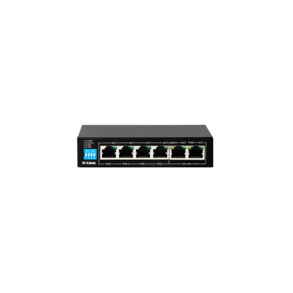 سوئیچ 6 پورت دی لینک D-Link DGS-F1006P 6-port Gigabit Switch