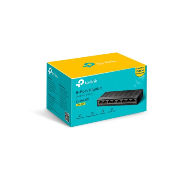 سوییچ 8 پورت گیگابیتی و دسکتاپ تی پی لینک TP-LINK LS1008G 8-Port Switch