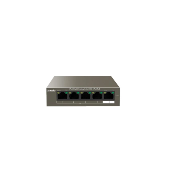 سوییچ 5 پورت تندا Tenda TEG1105P-4-63W