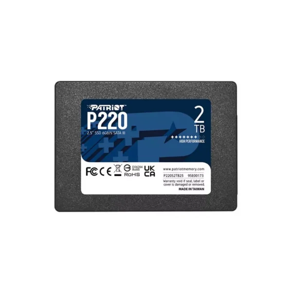 اس اس دی 2 ترابایت 2.5 اینچ SATA پاتریوت Patriot P220