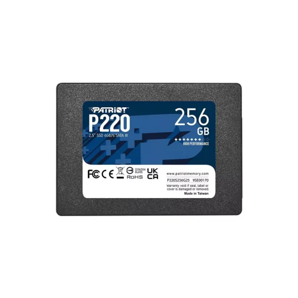 اس اس دی 256 گیگابایت 2.5 اینچ SATA پاتریوت Patriot P220