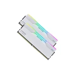 رم کامپیوتر KLEVV CRAS V White RGB 32GB Dual 7200MHz CL34 DDR5