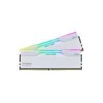 رم کامپیوتر KLEVV CRAS V White RGB 32GB Dual 7600MHz CL36 DDR5