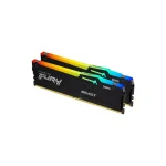 رم کامپیوتر Kingston FURY Beast DDR5 RGB 64GB Dual 5600MHz CL40 - Image 2