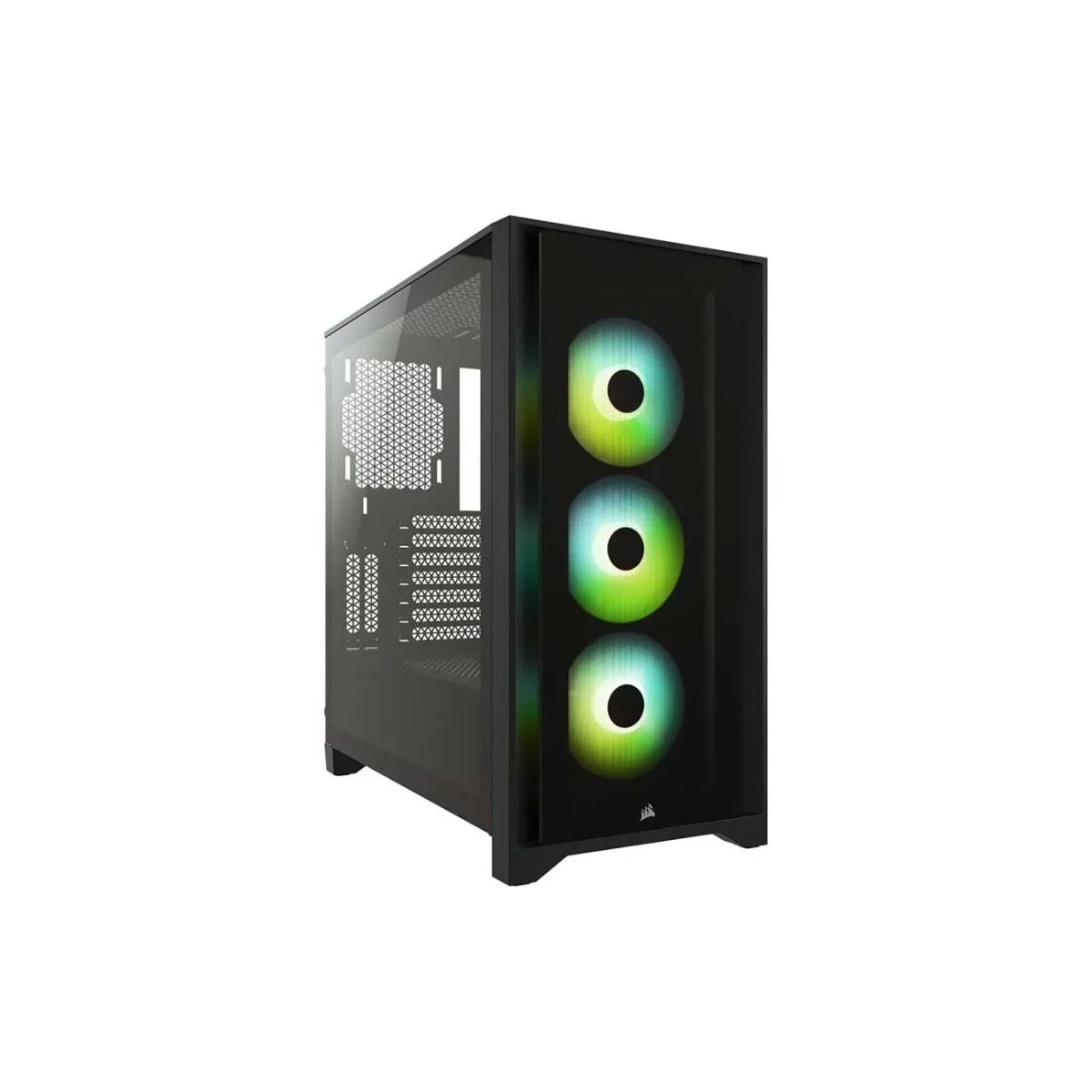 کیس کامپیوتر کورسیر Corsair iCUE 4000X RGB Black Mid Tower - Image 1