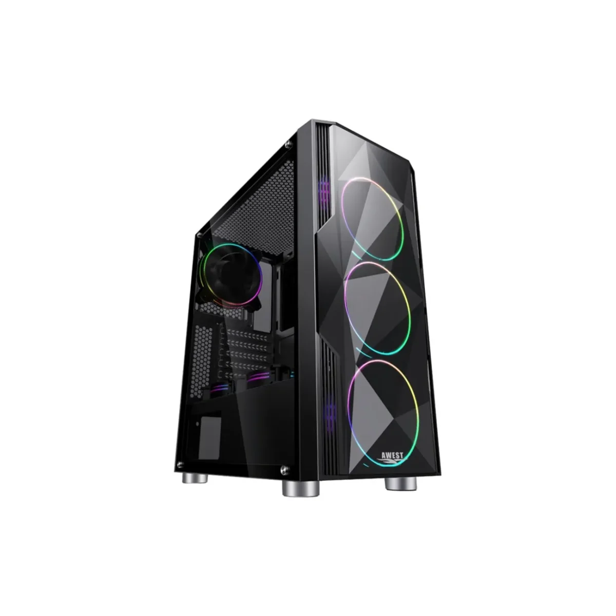 کیس کامپیوتر اوست Awest GT-AV02-BG Mid-Tower - Image 1