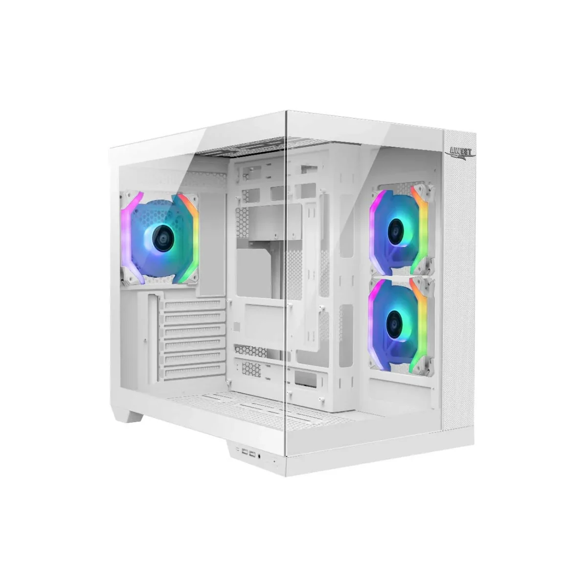 کیس کامپیوتر اوست Awest GT-AQ12-MW Mid-Tower Gaming - Image 1