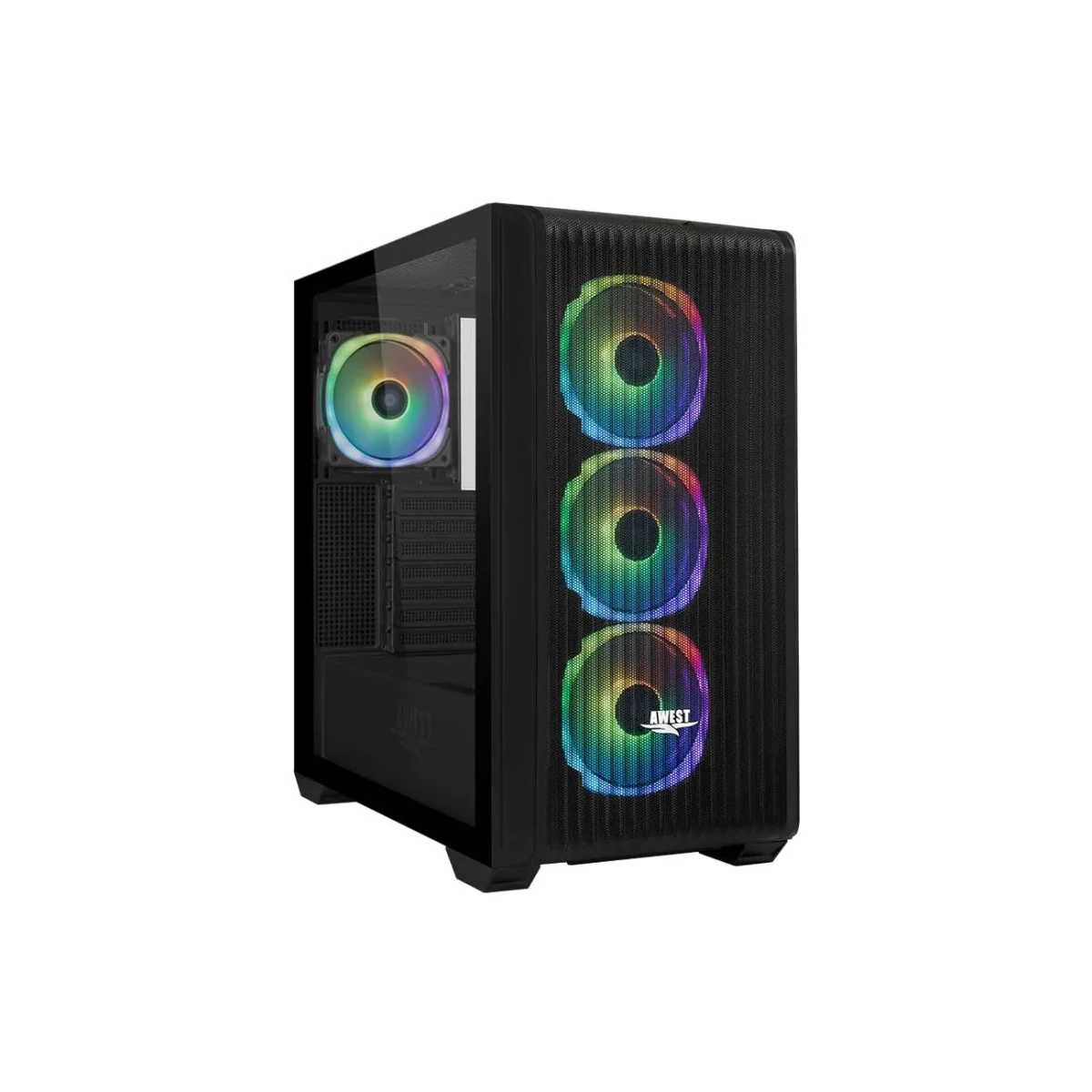 کیس کامپیوتر اوست Awest GT-AV302-MB Mid Tower - Image 1