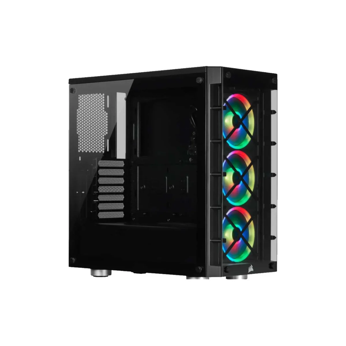 کیس کامپیوتر کورسیر Corsair iCUE 465X RGB Black Mid Tower - Image 1