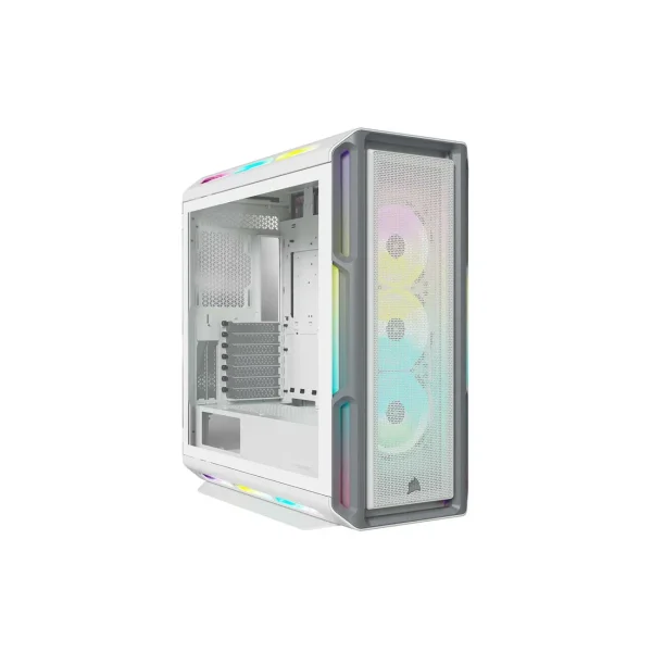 کیس کامپیوتر کورسیر Corsair iCUE 5000T RGB White Mid Tower