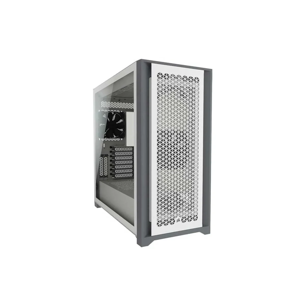 کیس کامپیوتر کورسیر Corsair 5000D AIRFLOW White Mid Tower - Image 1