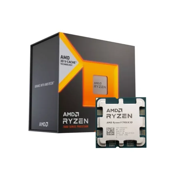 پردازنده ای ام دی همراه باکس AMD Ryzen 9 7950X3D