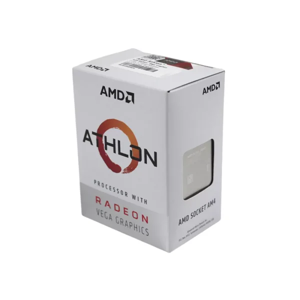 پردازنده ای ام دی همراه باکس AMD Athlon 3000G
