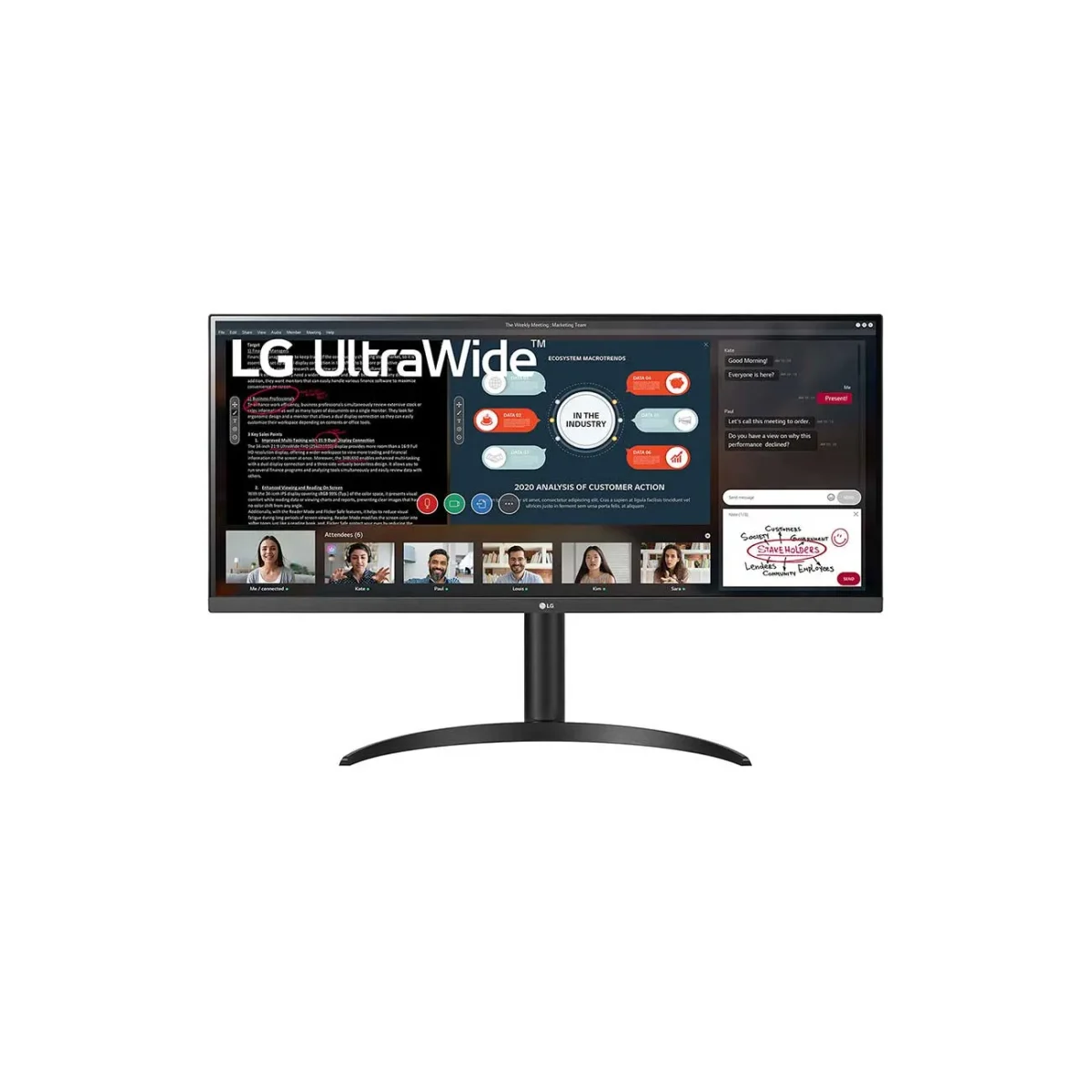 مانیتور ال جی LG UltraWide 34WP550-B - Image 1