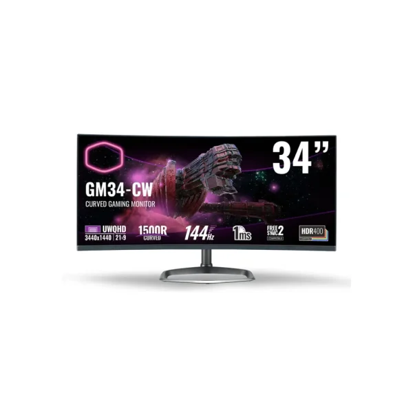 مانیتور کولر مستر COOLER MASTER GM34-CW2