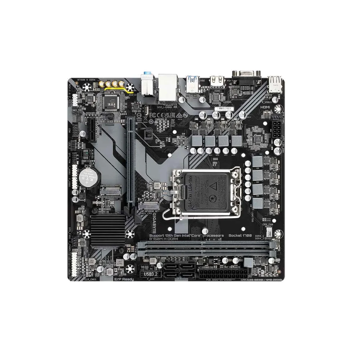 مادربرد گیگابایت Gigabyte B760M H DDR4 - Image 3